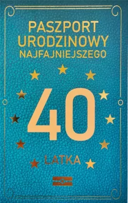 Karnet okolicznościowy. Urodziny 40. YEKU