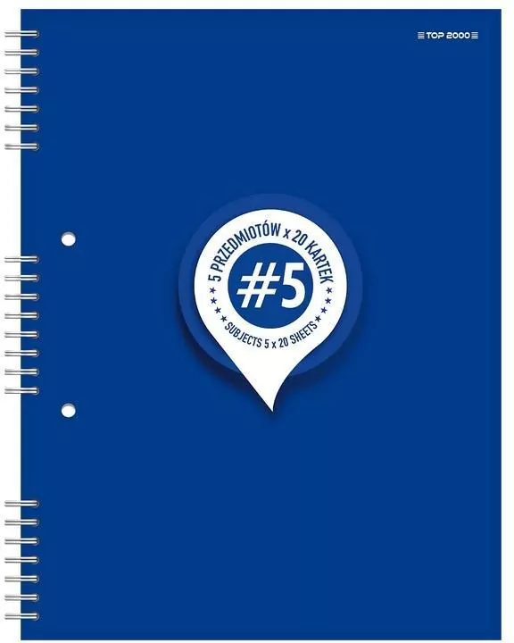 Kołobrulion Student book. B5/100K kratka. 5 sztuk - tantis.pl