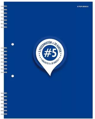 Kołobrulion Student book. B5/100K kratka. 5 sztuk