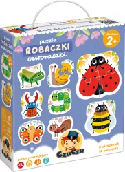 CzuCzu. Puzzle Robaczki czworaczki 2+
