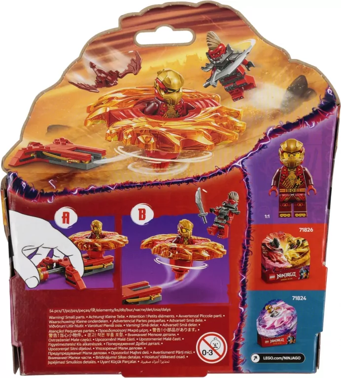 LEGO® Smoczy spinner Spinjitzu Kaia - tantis.pl