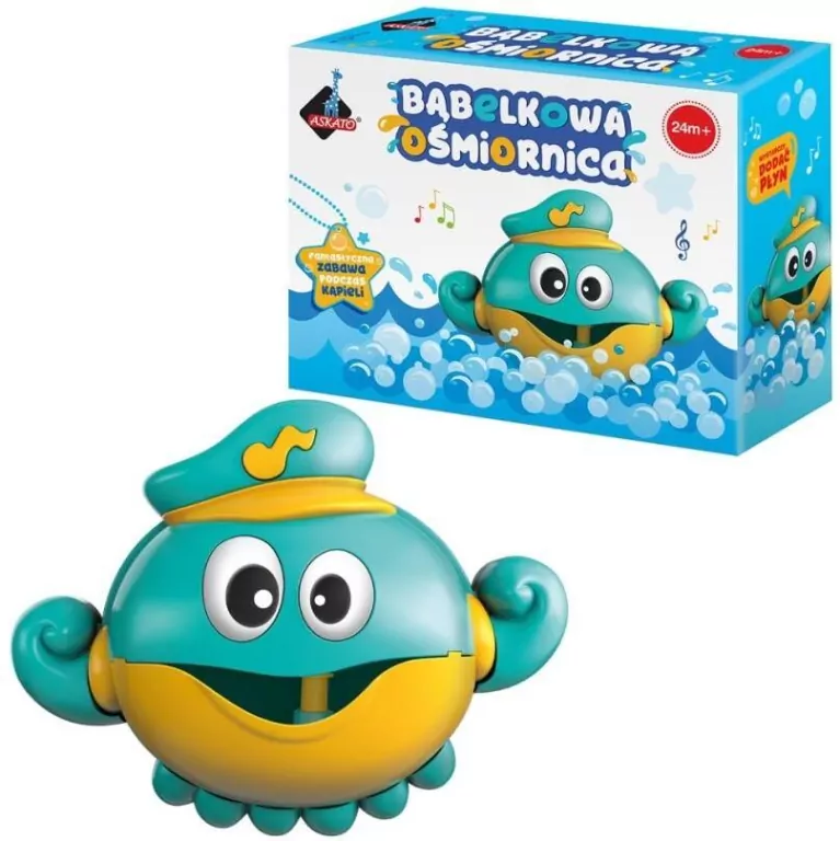 Ośmiornica do kąpieli, maszynka do baniek - tantis.pl