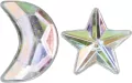 Kryształki samoprzylepne gwiazdki 10x10mm 15szt - tantis.pl