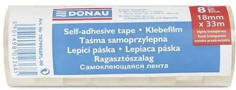 Taśma biurowa 18mmx33m - tantis.pl