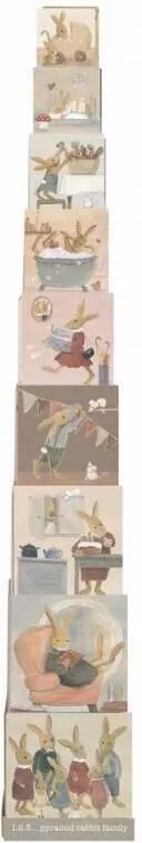 Piramida tekturowa. Rodzina Króliczków - tantis.pl