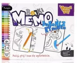 Bajki Memo. Dokończ rysunek. Dorysuj Maluj Graj
