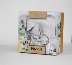 Puzzle 60. Słonie