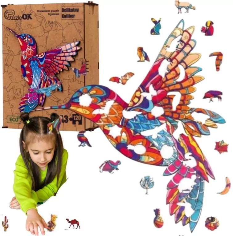 Puzzle 120. Delikatny koliber - tantis.pl