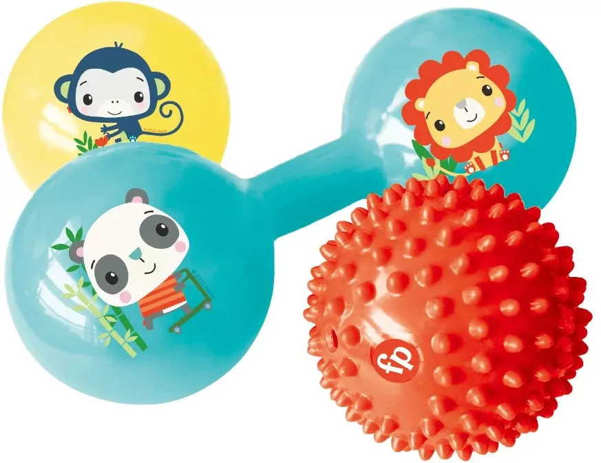 Fisher-Price Zestaw sensoryczny z dzwoneczkiem 3w1 CFF0905 - tantis.pl