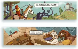 Zakładka kartonowa.Baśnie: (Nie)Śpiąca królewna