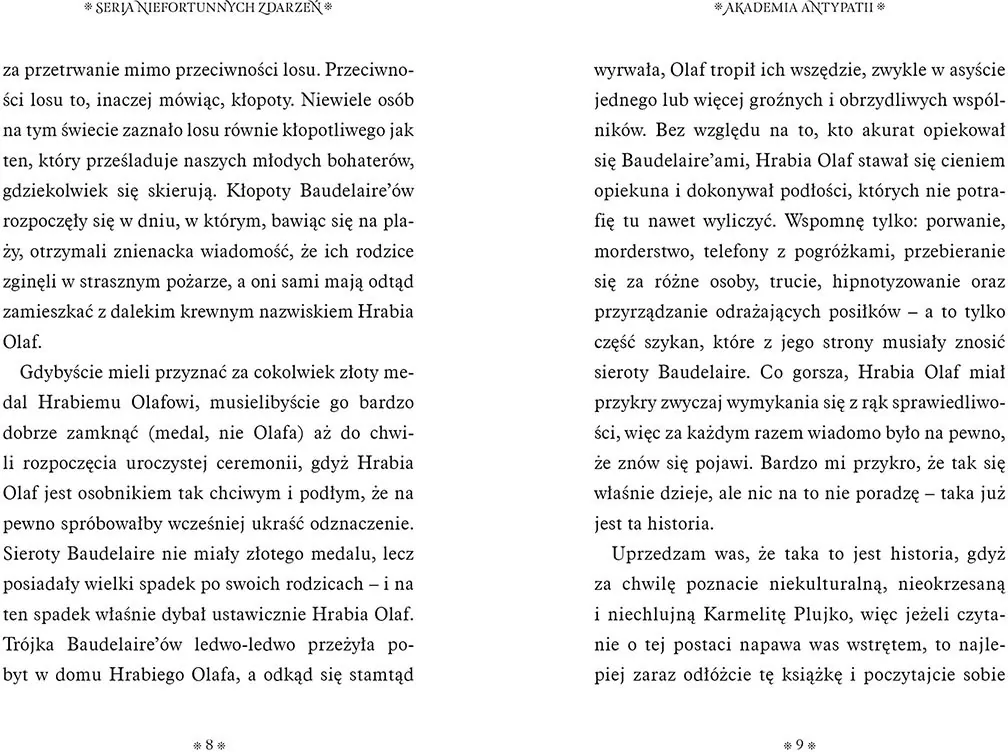Akademia antypatii. Seria niefortunnych zdarzeń. Tom 5 - tantis.pl