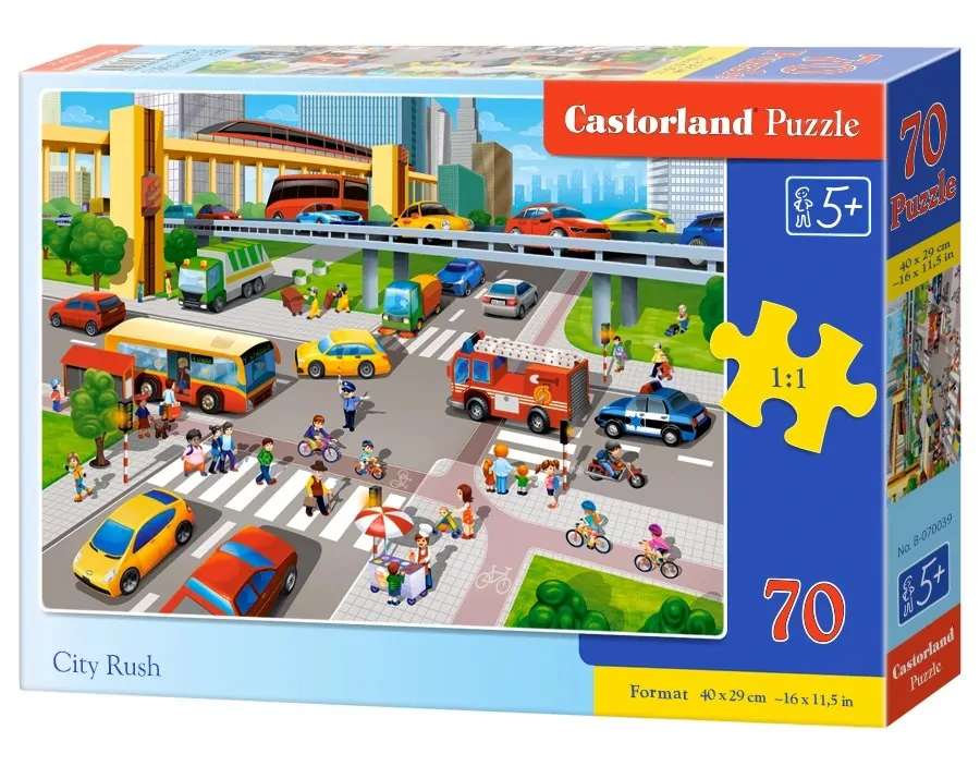 Puzzle 70. City Rush - tantis.pl