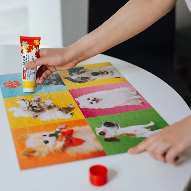 Klej do puzzli w tubce z gąbką do aplikacji - tantis.pl