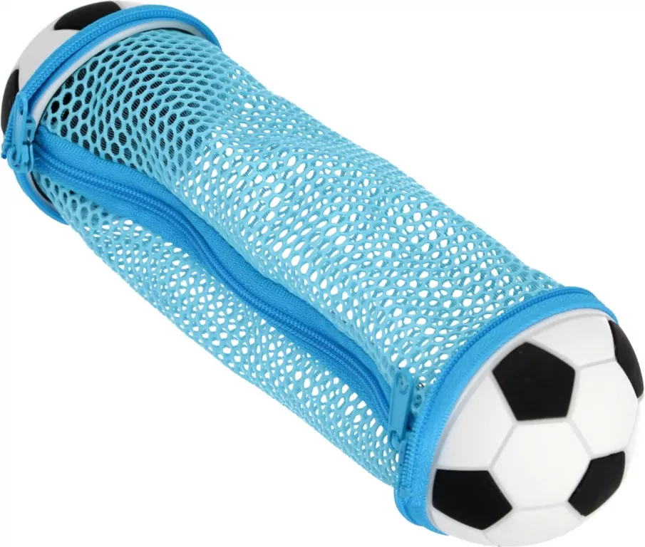 Piórnik silikon 1zamek siatka Football - tantis.pl