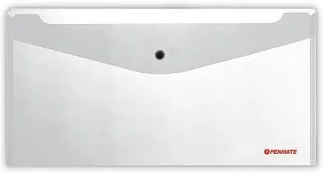 Koperta na zatrzask B6 DL - bezbarwna (TT7516A)