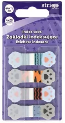 Zakładki indeksujące Łapki 44x15mm 80 kartek