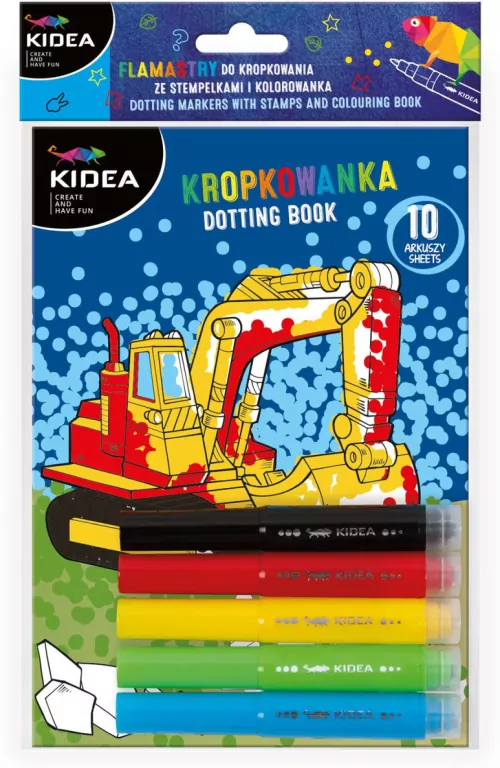 Malowanie kropkami. Pojazdy - tantis.pl