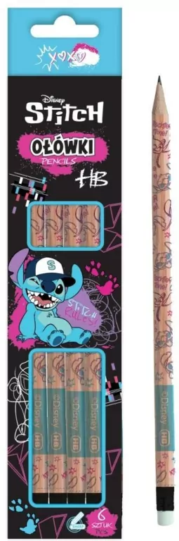 Olówek z gumką Stitch Black - tantis.pl