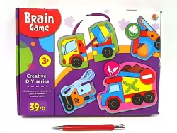 Sznurowanka układanka, kreatywna zabawa