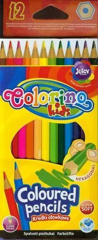 Colorino kids. Kredki ołówkowe, 12 kolorów - tantis.pl