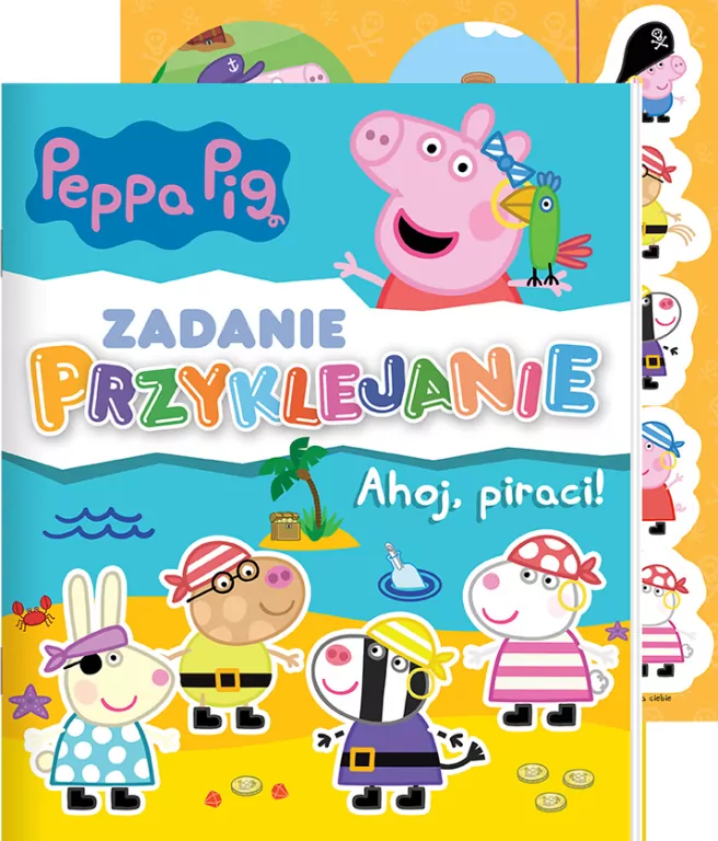 Peppa Pig. Ahoj, piraci! Zadanie Przyklejanie. Cz.6 - tantis.pl