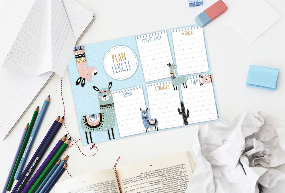 Plan lekcji A5 - Lato - tantis.pl