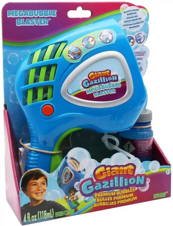 *****GAZILLION pistolet na mega bańki n/b 36444 - tantis.pl