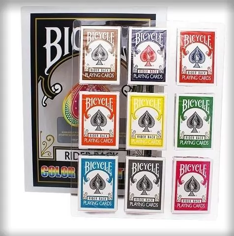 Zestaw kart Color Collection 9 talii BICYCLE - tantis.pl