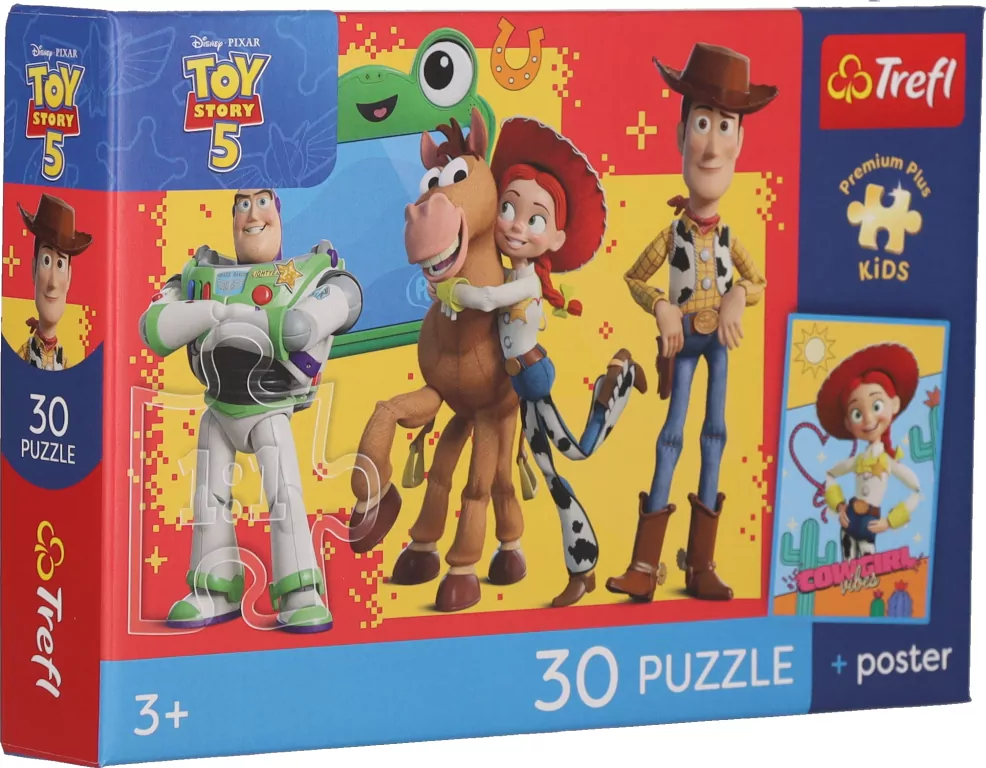Puzzle 30 Toy Story 5 + plakat TREFL - tantis.pl