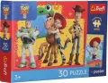 Puzzle 30 Toy Story 5 + plakat TREFL - tantis.pl