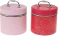 Kuferek M z lusterkiem na zamek 17x16x17cm MIX - tantis.pl