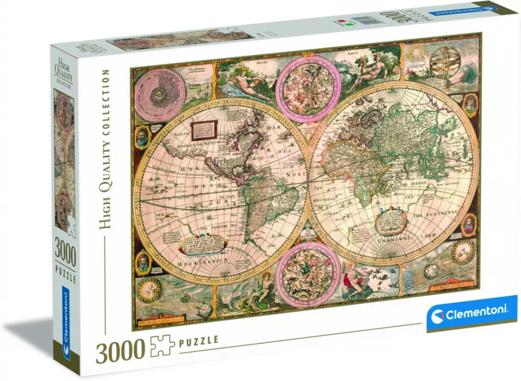 Puzzle 3000. High Quality Collection. Old Map - tantis.pl