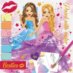 Kolorowanka wodna 20x20cm 8 arkuszy