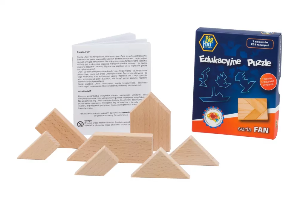 Puzzle drewniane. Seria Fan - tantis.pl