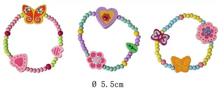 Bransoletka drewniana 127168 p12, mix cena za 1 szt - tantis.pl