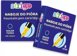 Naboje do pióra. Niebieskie