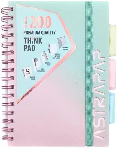 Astra. Kołozeszyt A5/200K Ombre Pastel - tantis.pl