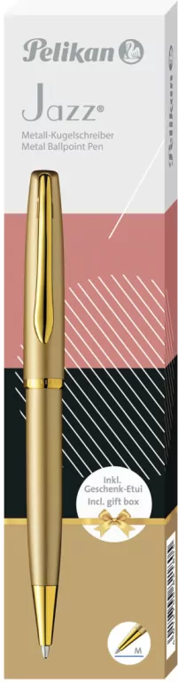 Długopis w etui. Jazz Noble Elegance Gold - tantis.pl