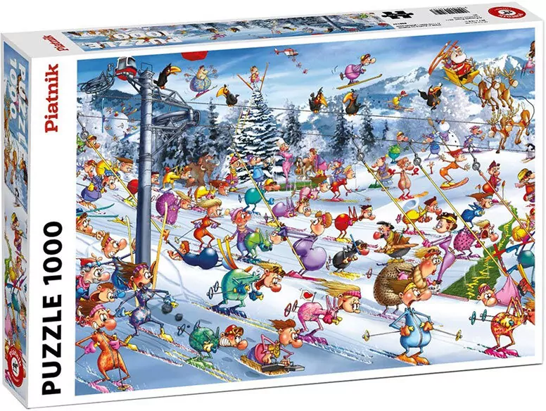 Puzzle 1000 - Ruyer Narty PIATNIK - tantis.pl