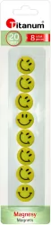 Magnesy do tablic emotikony żółte