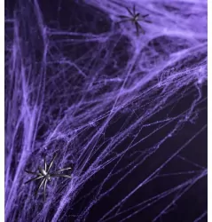Pajęczyna Halloween fiolet 60g