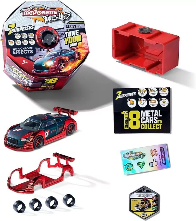 Samochód Majorette Tune Ups 2 mix - tantis.pl