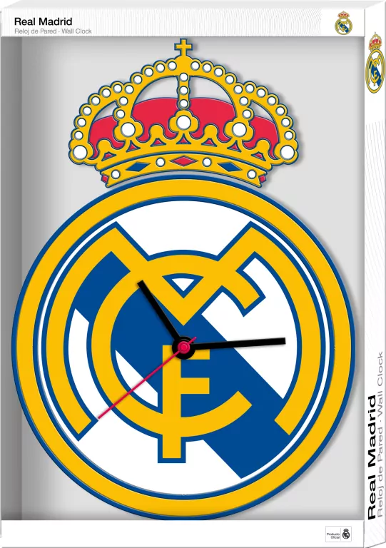 Zegar ścienny XL MDF Real Madrid RM00023 - tantis.pl