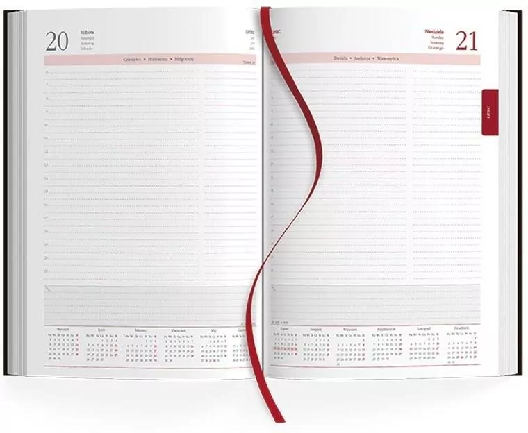 Kalendarz 2024 książkowy A4 SK0-1B MIX - tantis.pl