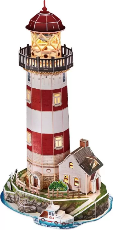 Puzzle 3d Latarnia (wersja nocna) - tantis.pl