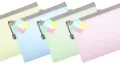 Saszetka na zamek A5 EVA pastel mix - tantis.pl