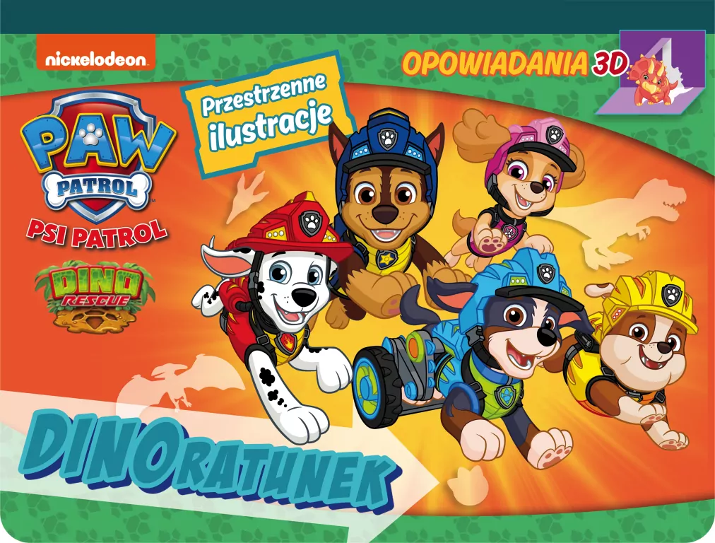 Psi Patrol. Opowiadania 3D cz. 3 DinoRatunek - tantis.pl