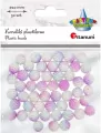 Koraliki plastikowe 10mm fioletowe ombre 50szt - tantis.pl