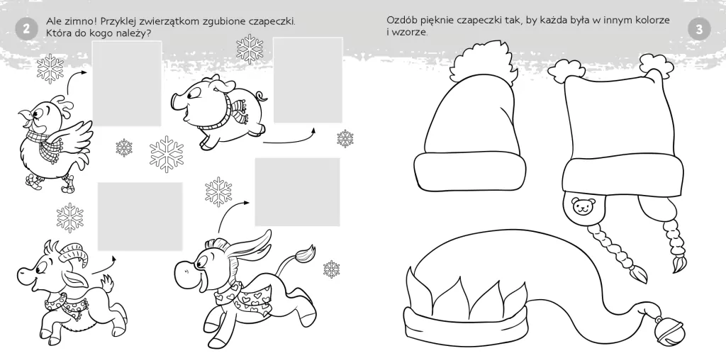 Zgadywanie-doklejanie. Magia świąt - tantis.pl
