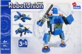 Klocki konstrukcyjne Alleblox RobotUnion 62el niebieski - tantis.pl